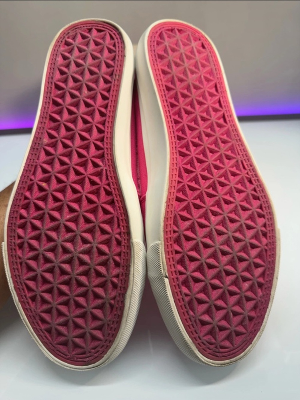 Corkys "Babalu" Hot Pink Slip-On Sneakers, size 9 (A04) - Picture 8 of 14